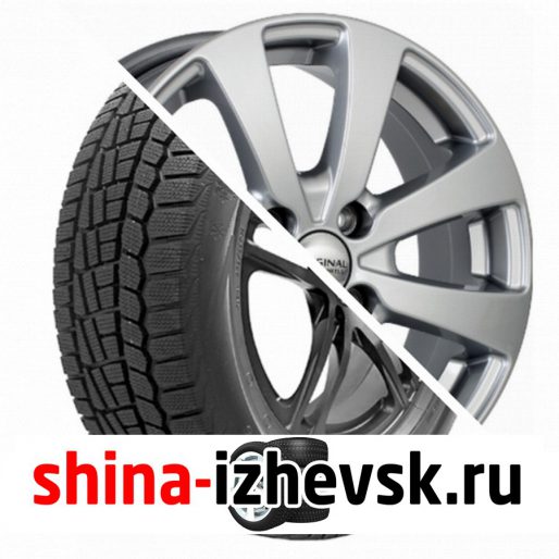 Колесо в сборе Viatti Brina зима (V-521) 185/65 R15 T 88 + СКАД KL-261 RIO 6xR15 4×100 ET48 DIA54.1 Серебристый в Ижевске
